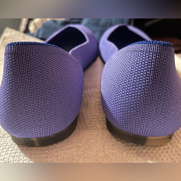 Rothy's The Flat Periwinkle Purple Ballet Slip On Shoe Women's Size 8 LIKE NEW - Picture 10 of 10